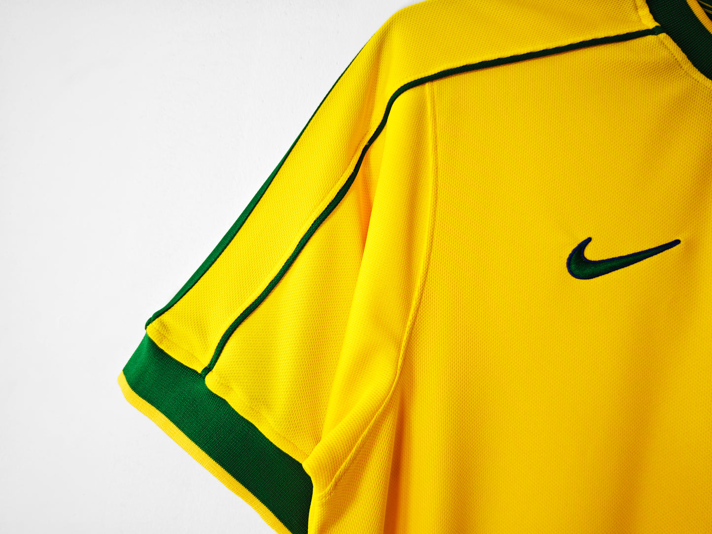 Brazil 1998 Retro Home Jersey